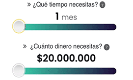 az una simulaci�n de tu pr�stamo sobre hipoteca definiendo la cantidad de plata que necesitas el tiempo en que la vas a pagar y si vas a hacer abonos a capital en cada cuota