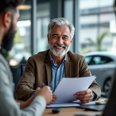 Imagen representativa de empleados satisfechos con su préstamo